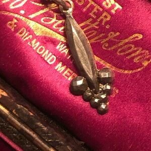 Georgian cut steel charm